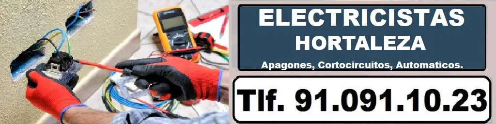 Electricistas Hortaleza Madrid 24 horas